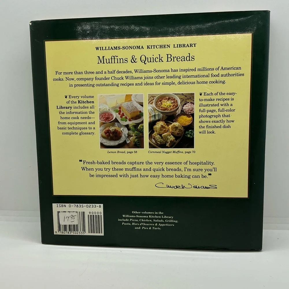 Williams Sonoma Kitchen Library Muffins & Quick Breads Cookbook HC/DJ